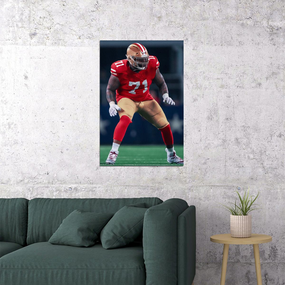 Trent Williams San Francisco American Football Player Poster Wall Art Print Home Wall Decor