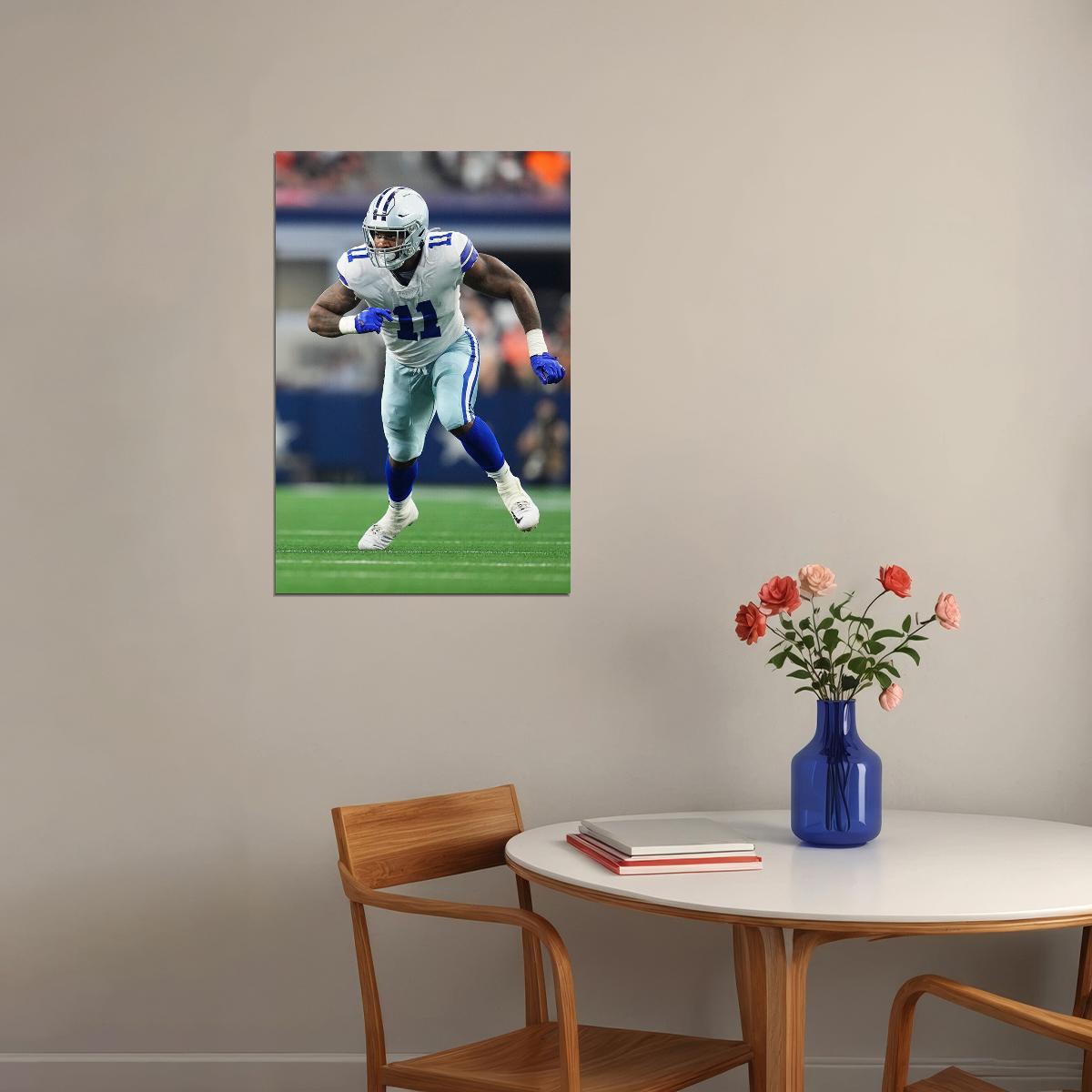 Micah Parsons Dallas Cowboys American Football Player Poster Wall Art Print Home Wall Decor