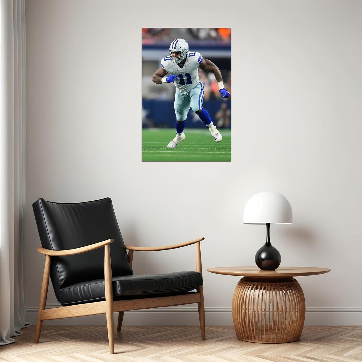 Micah Parsons Dallas Cowboys American Football Player Poster Wall Art Print Home Wall Decor