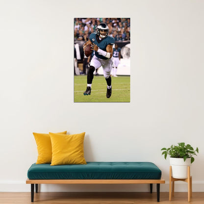 Jalen Hurts Philadelphia Eagles American Football Player Poster Wall Art Print Home Wall Decor