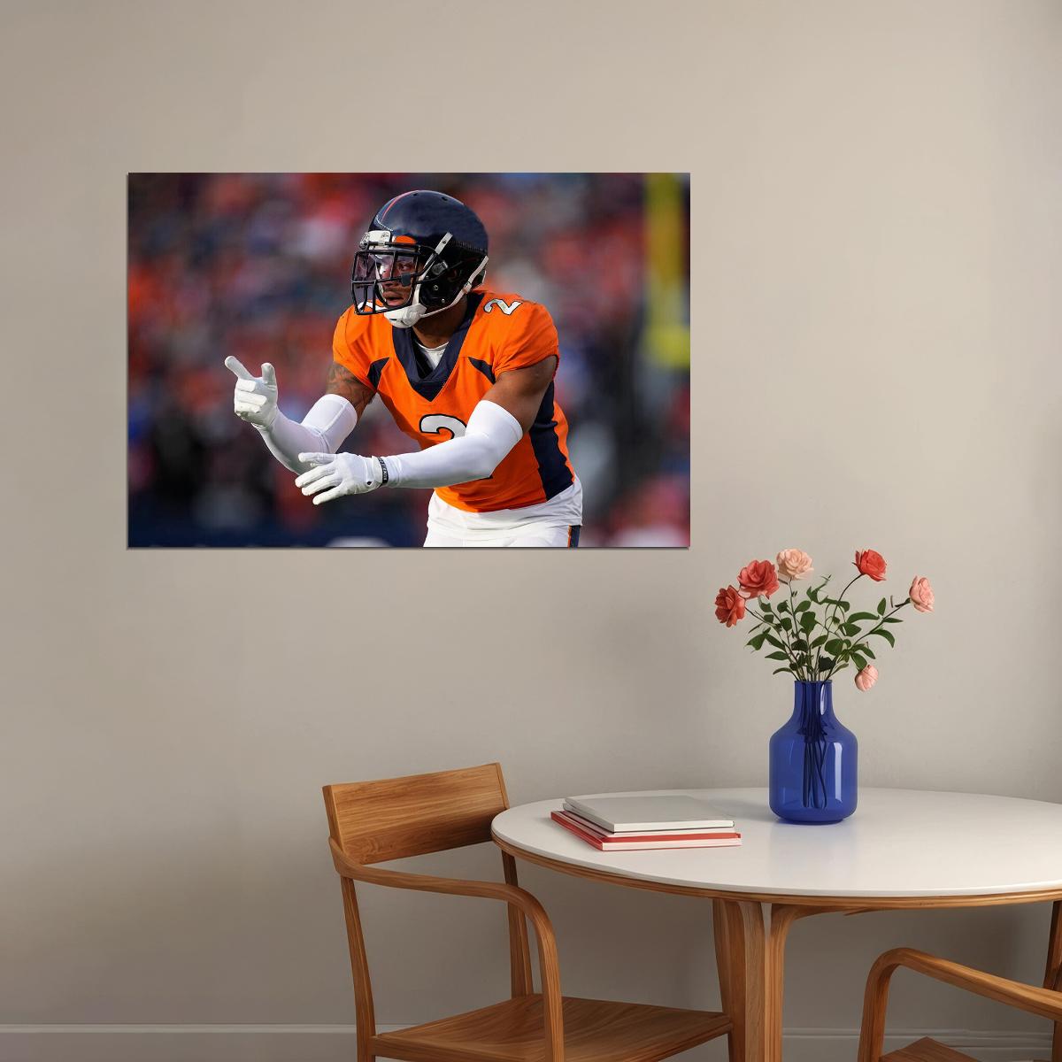 Patrick Surtain Ii Denver Broncos American Football Player Poster Wall Art Print Home Wall Decor