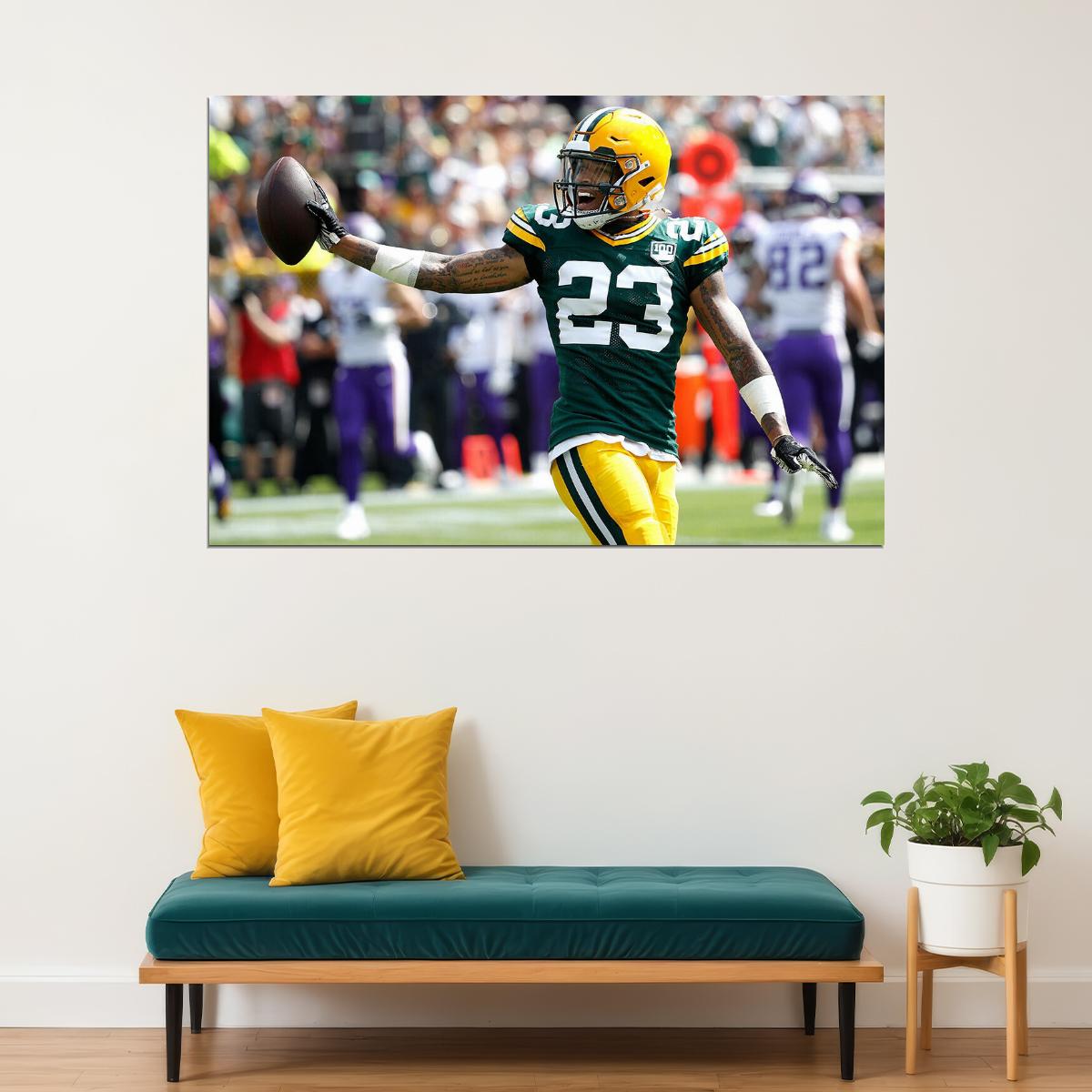 Jaire Alexander Green Bay Packers American Football Player Poster Wall Art Print Home Wall Decor