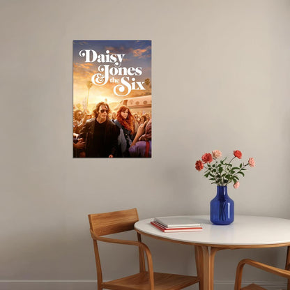 Daisy Jones And The Six Movie Drama Music Romance Poster Wall Art Print Home Wall Decor - xonomax