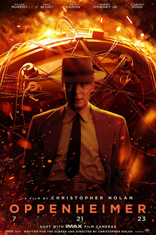 Oppenheimer Movie Biography Drama History Poster Wall Art Print Home Wall Decor - xonomax