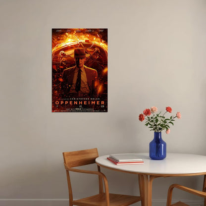 Oppenheimer Movie Biography Drama History Poster Wall Art Print Home Wall Decor - xonomax