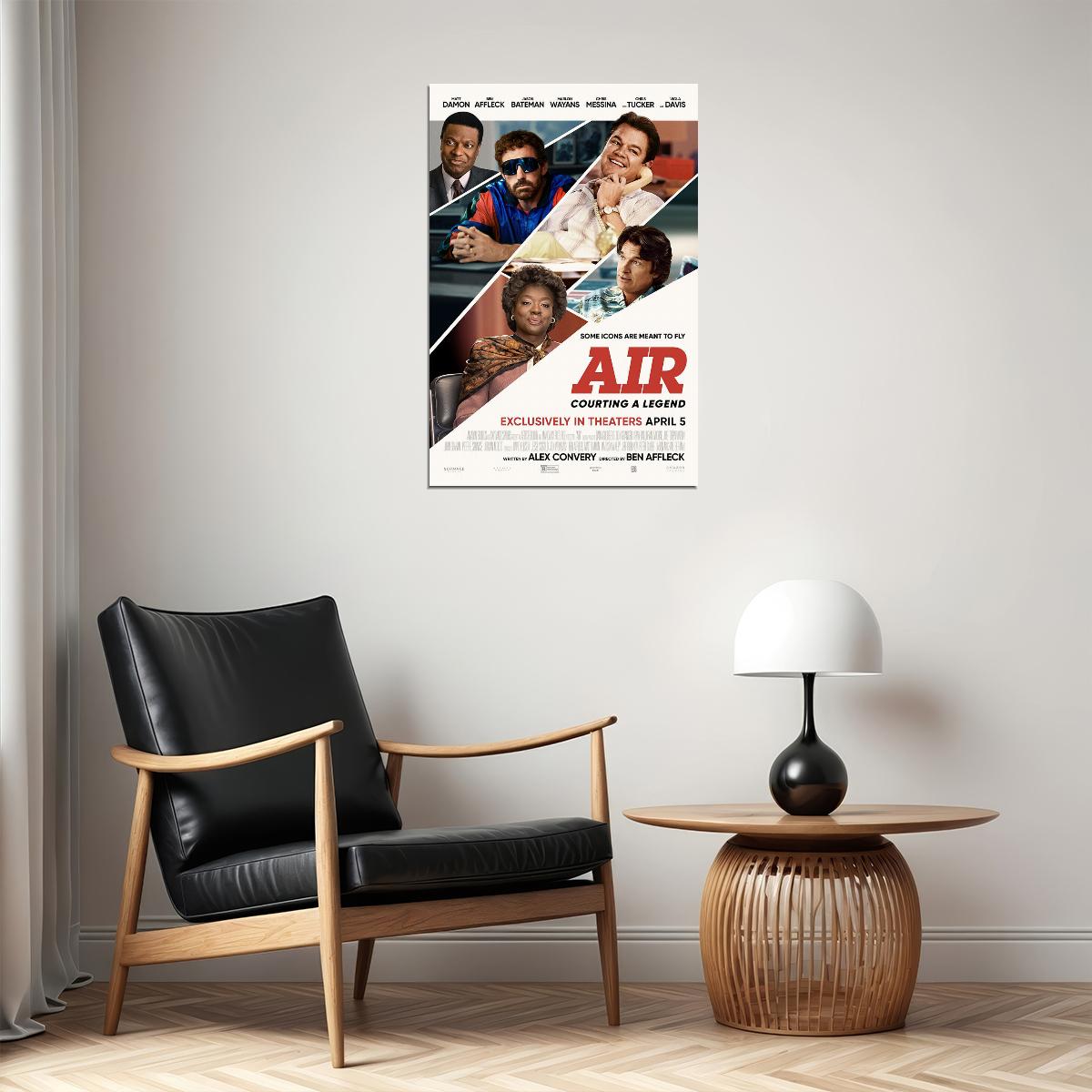 Air Movie Drama Sport Basketball Poster Wall Art Print Home Wall Decor - xonomax