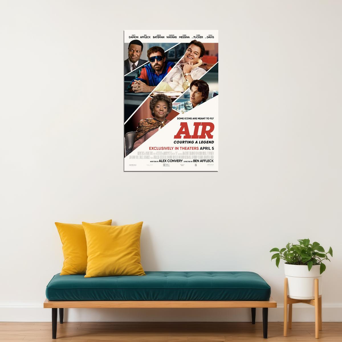 Air Movie Drama Sport Basketball Poster Wall Art Print Home Wall Decor - xonomax