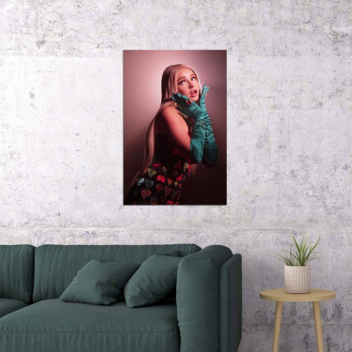 Kim Petras German Model Songwriter And Singer Poster Wall Art Print Home Wall Decor