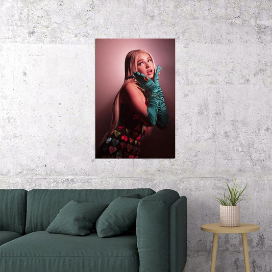 Kim Petras German Model Songwriter And Singer Poster Wall Art Print Home Wall Decor - xonomax