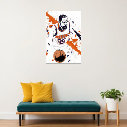 Kevin Durant Phoenix Suns Basketball Star Player Poster Wall Art Print Home Wall Decor