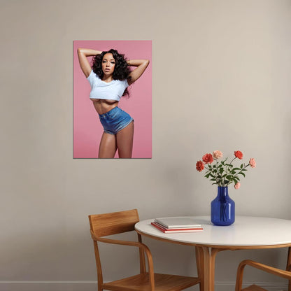 Tinashe Producer Music Artist And Singer Poster Wall Art Print Home Wall Decor - xonomax