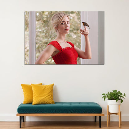 Emily Blunt British Artist Actor And Actress Poster Wall Art Print Home Wall Decor - xonomax