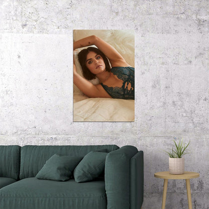 Lucy Hale American Artist Singer And Actor Poster Wall Art Print Home Wall Decor - xonomax