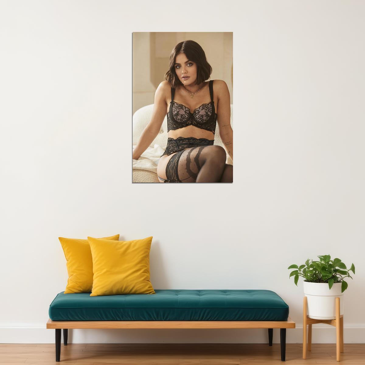 Lucy Hale American Singer And Actor Poster Wall Art Print Home Wall Decor - xonomax