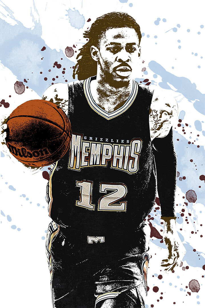 Ja Morant Memphis Grizzlies Basketball Star Player Poster Wall Art Print Home Wall Decor