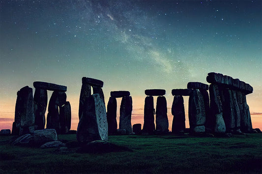 Stonehenge Starry Night England Monument Landscape Poster Wall Art Print Home Wall Decor - xonomax