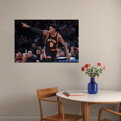 Rj Barrett Canadian Basketballer New York Knicks Team Poster Wall Art Print Home Wall Decor