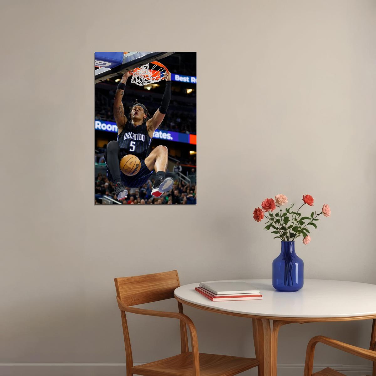 Italian Basketballer Paolo Banchero Orlando Magic Poster Wall Art Print Home Wall Decor - xonomax