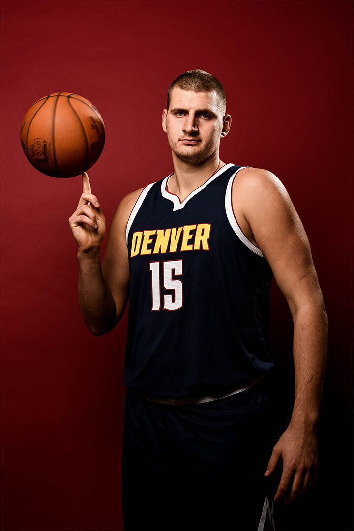 Denver Nuggets Basketball Team Nikola Jokic Basketballer Poster Wall Art Print Home Wall Decor