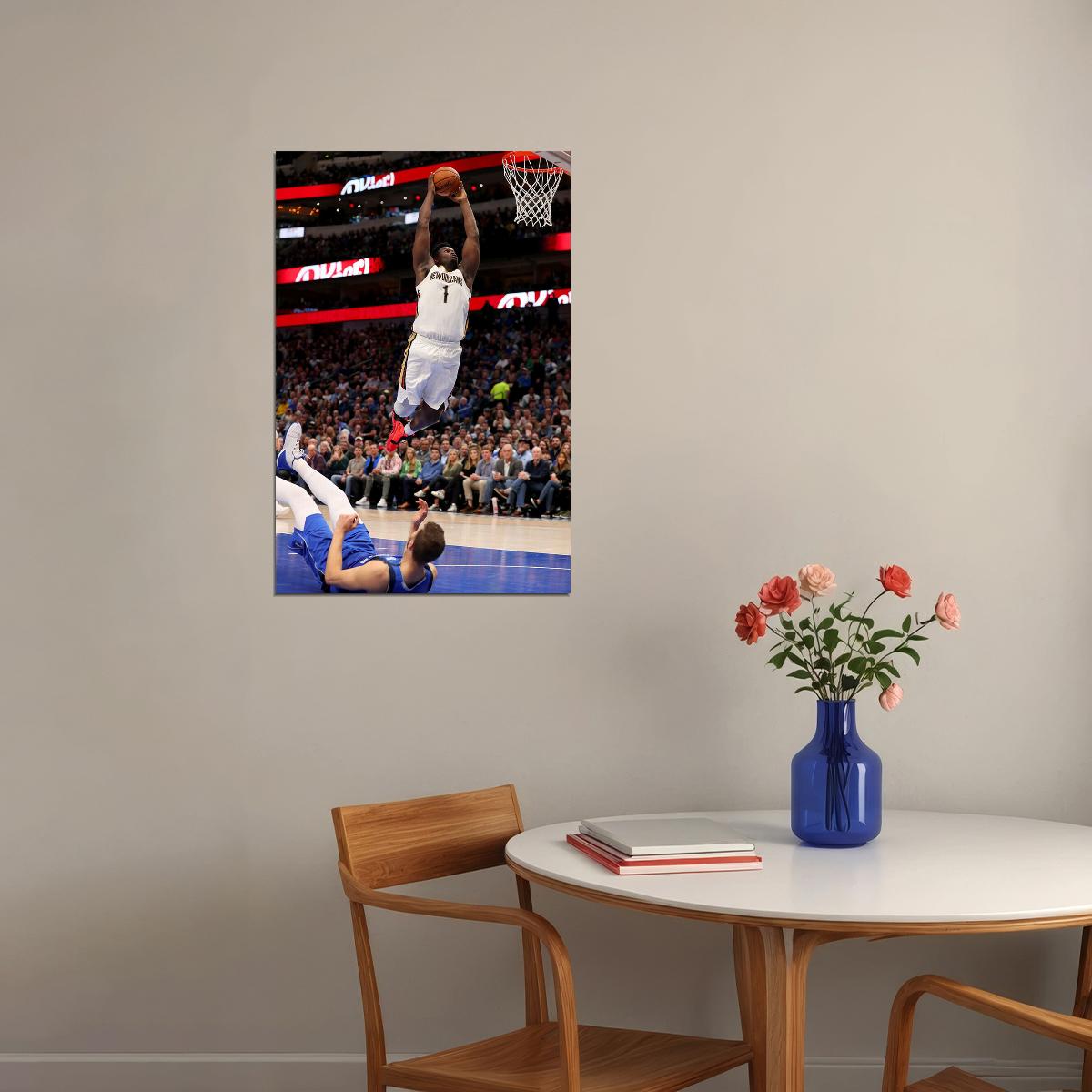 Zion Williamson 1 Basketballer New Orleans Pelicans Team A Poster Wall Art Print Home Wall Decor