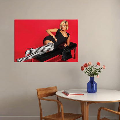 Bebe Rexha American Musician And Songwriter Poster Wall Art Print Home Wall Decor - xonomax