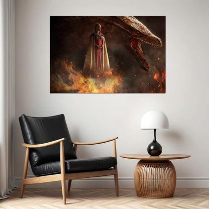 House Of The Dragon Princess Targaryen Movie Poster Wall Art Print Home Wall Decor - xonomax