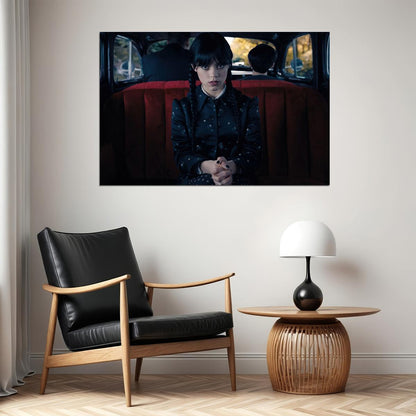 Wednesday Movie Fantastic Comedy Addams Jenna Ortega Poster Wall Art Print Home Wall Decor - xonomax