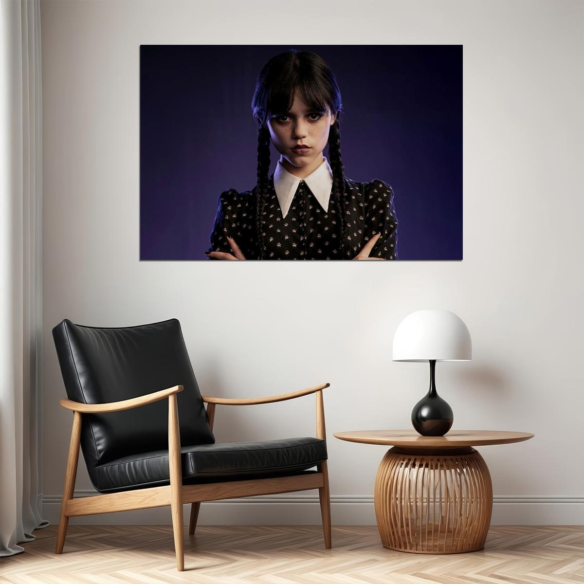 Wednesday Movie Fantastic Comedy Jenna Ortega Poster Wall Art Print Home Wall Decor - xonomax