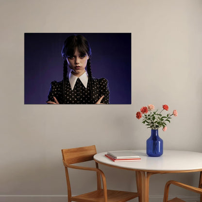 Wednesday Movie Fantastic Comedy Jenna Ortega Poster Wall Art Print Home Wall Decor - xonomax