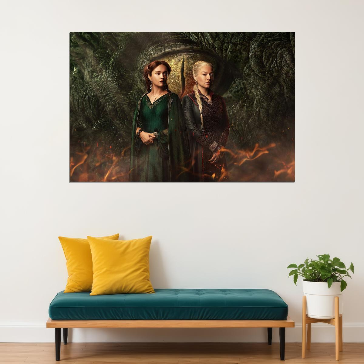 House Of The Dragon Targaryen Movie Character Poster Wall Art Print Home Wall Decor - xonomax
