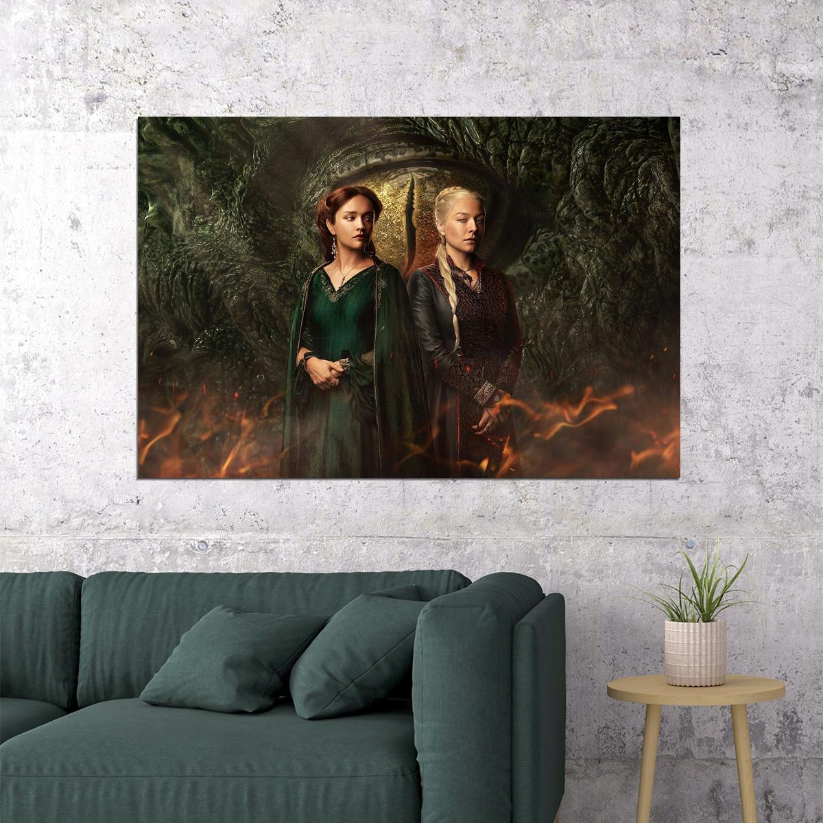 House Of The Dragon Targaryen Movie Character Poster Wall Art Print Home Wall Decor - xonomax