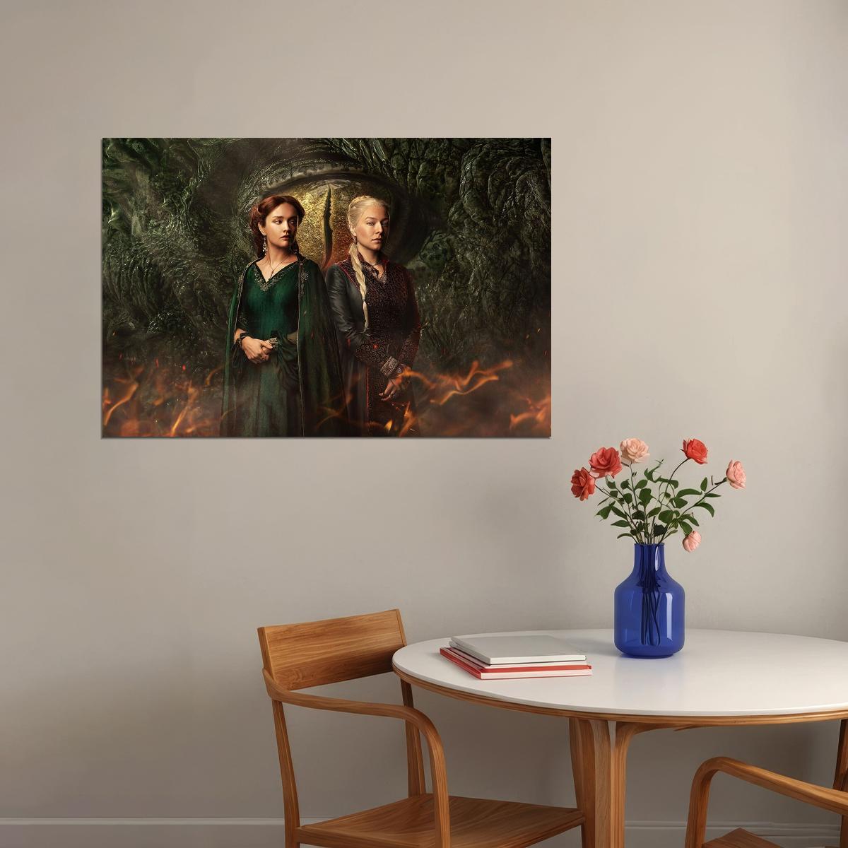 House Of The Dragon Targaryen Movie Character Poster Wall Art Print Home Wall Decor - xonomax