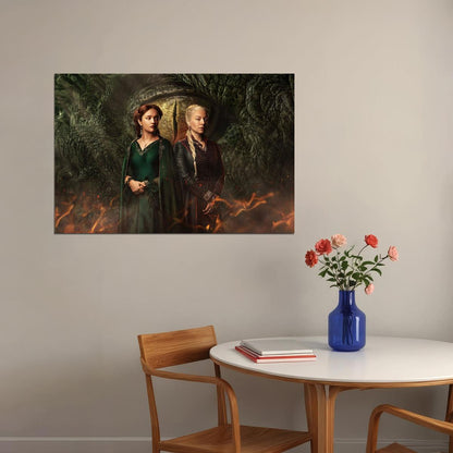 House Of The Dragon Targaryen Movie Character Poster Wall Art Print Home Wall Decor - xonomax
