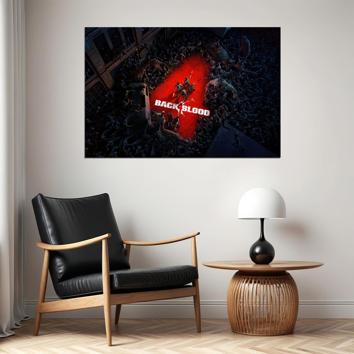 Back 4 Blood Video Games First Person Marksmanship Poster Wall Art Print Home Wall Decor - xonomax