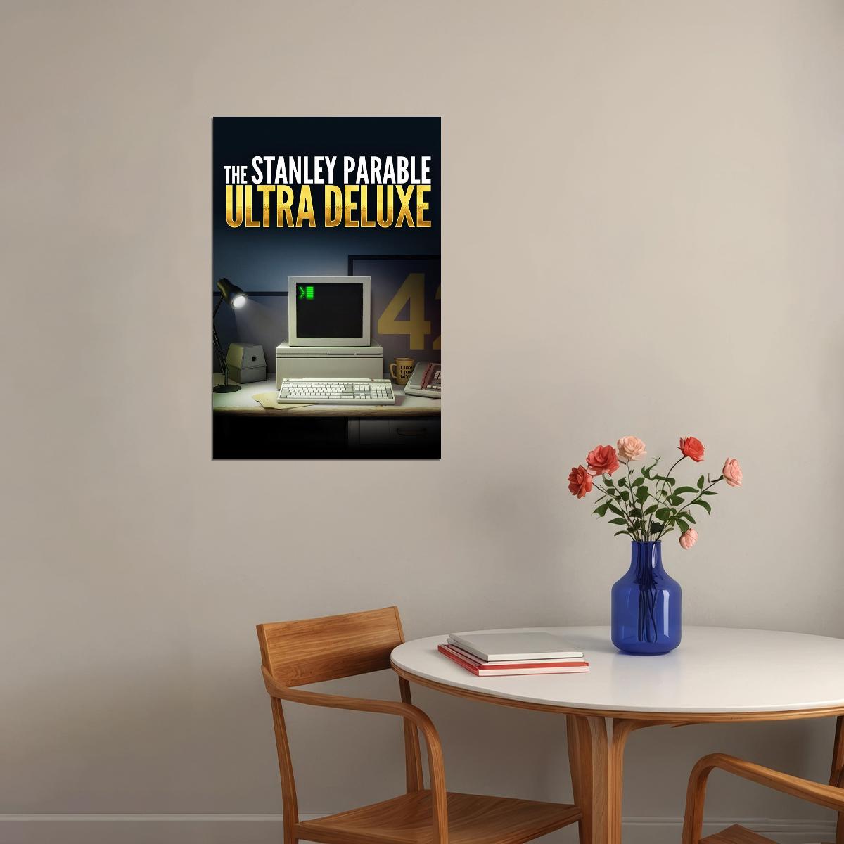 The Stanley Parable Ultra Deluxe Action Poster Wall Art Print Home Wall Decor - xonomax