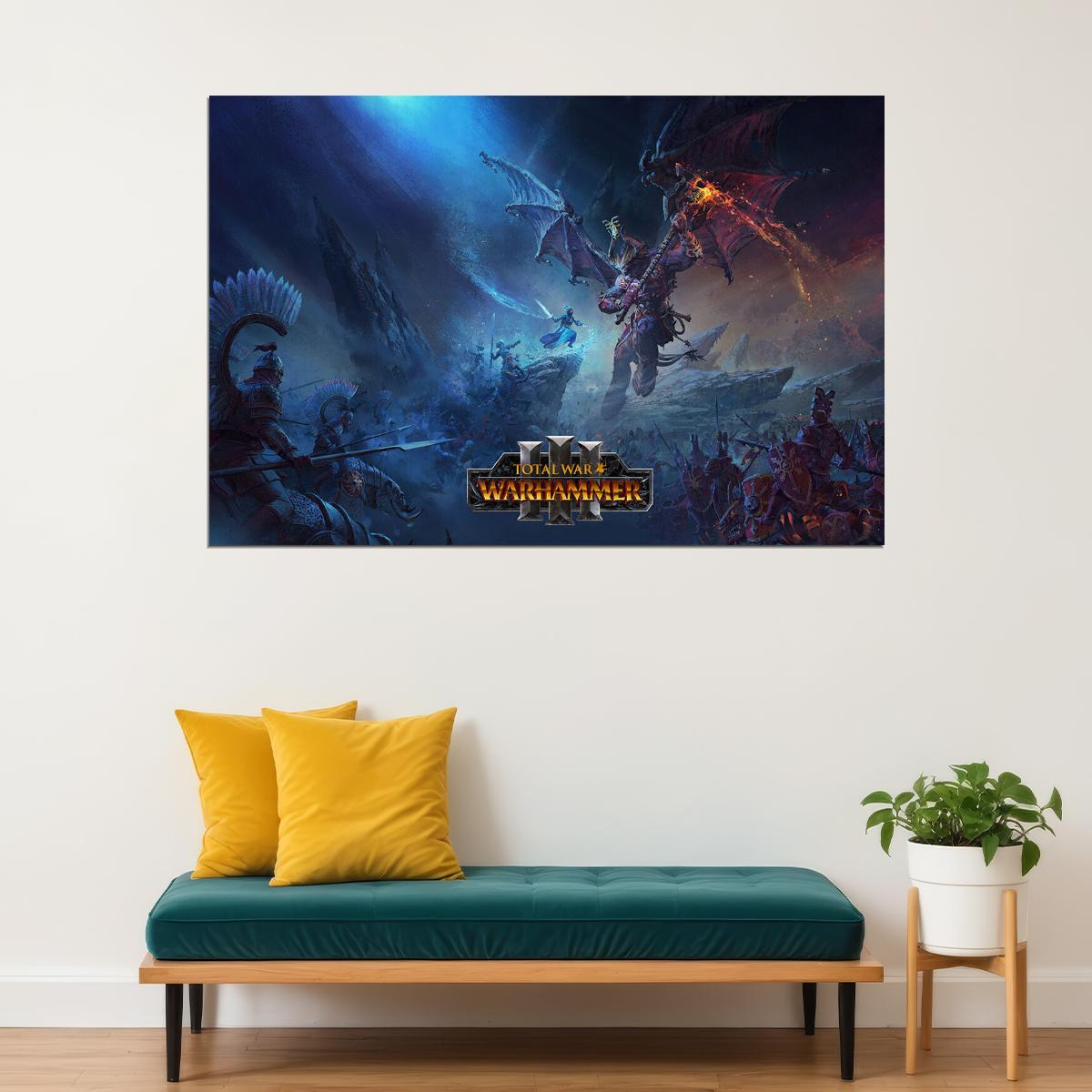 Total War: Warhammer Iii Video Games Strateji Singleplayer Poster Wall Art Print Home Wall Decor