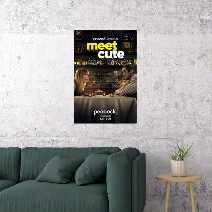 Meet Cute Romance Science Fiction Movie Poster Wall Art Print Home Wall Decor - xonomax