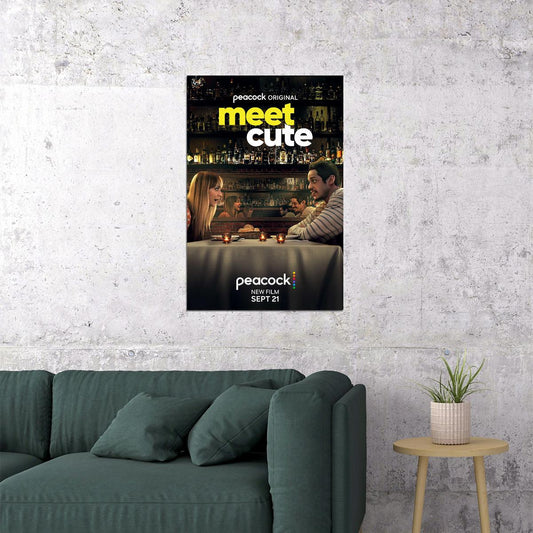 Meet Cute Romance Science Fiction Movie Poster Wall Art Print Home Wall Decor - xonomax