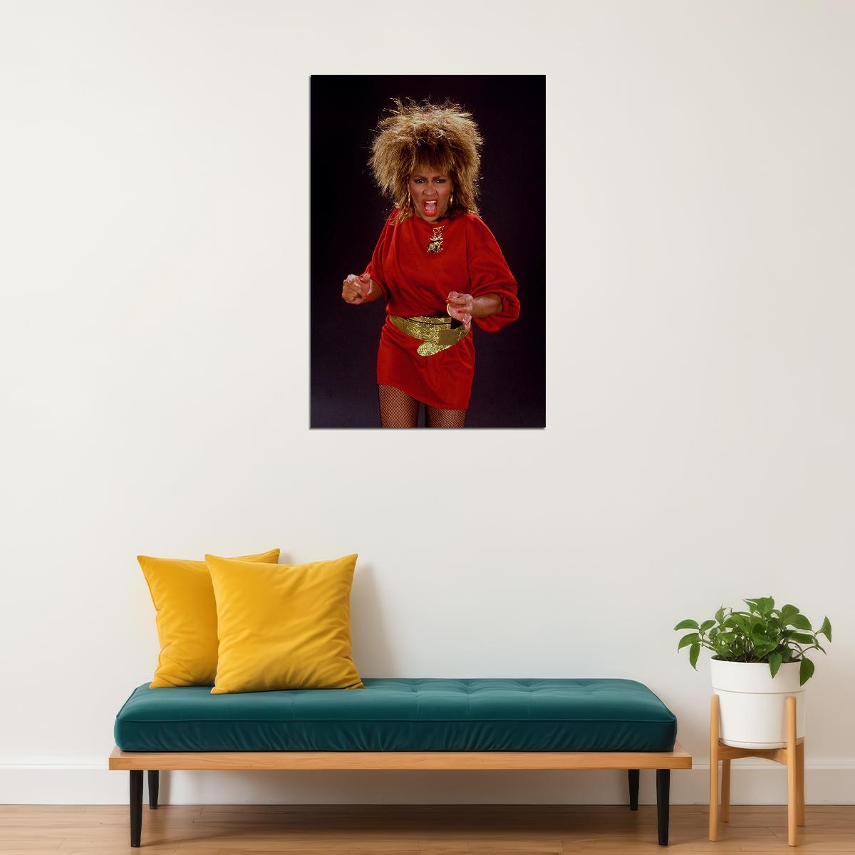 Tina Turner American Artist And Singer Poster Wall Art Print Home Wall Decor - xonomax