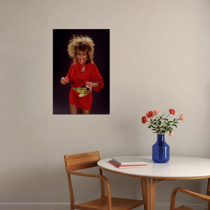 Tina Turner American Artist And Singer Poster Wall Art Print Home Wall Decor - xonomax