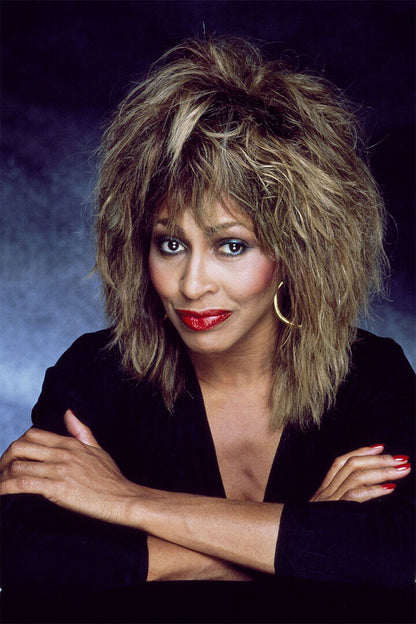 Tina Turner Posing American Musican Singer Poster Wall Art Print Home Wall Decor - xonomax