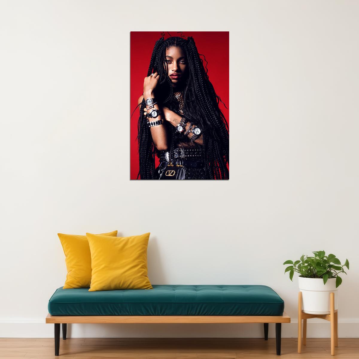 Willow Smith American Actress And Singer Poster Wall Art Print Home Wall Decor - xonomax