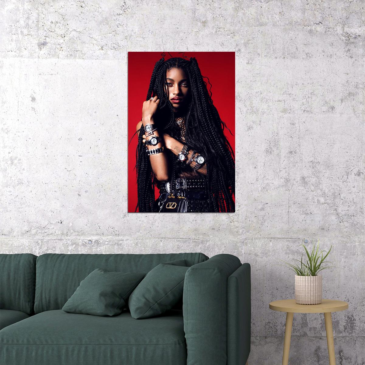 Willow Smith American Actress And Singer Poster Wall Art Print Home Wall Decor - xonomax
