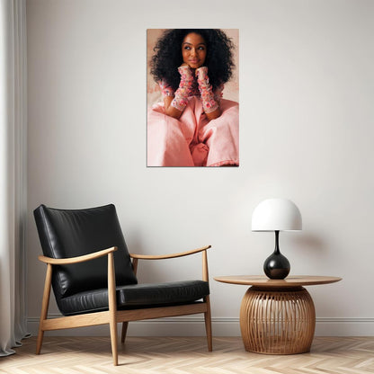 Yara Shahidi American Artist And Actress Poster Wall Art Print Home Wall Decor