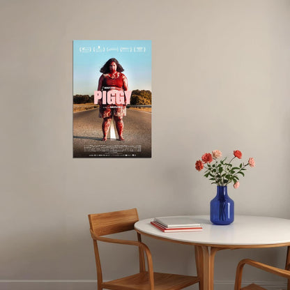 Piggy Mystery Drama Horror Thriller Movie Pereda Galan 2022 Poster Wall Art Print Home Wall Decor - xonomax