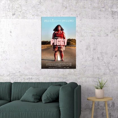 Piggy Mystery Drama Horror Thriller Movie Pereda Galan 2022 Poster Wall Art Print Home Wall Decor - xonomax