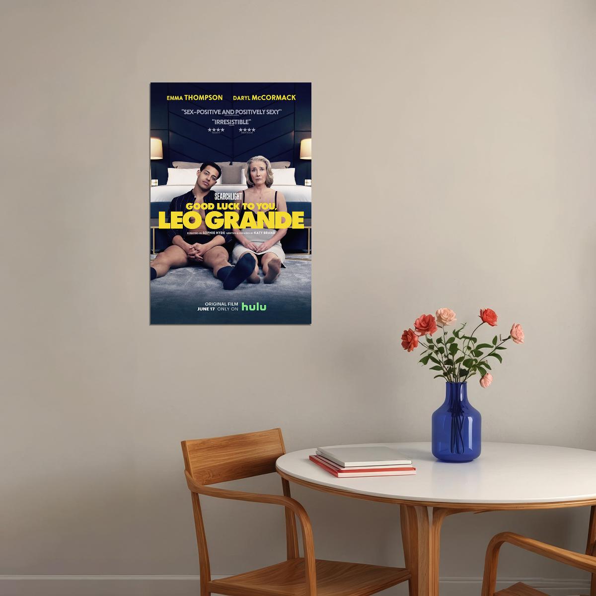 Good Luck To You Leo Grande Drama Comedy Movie Hyde 2022 Poster Wall Art Print Home Wall Decor - xonomax