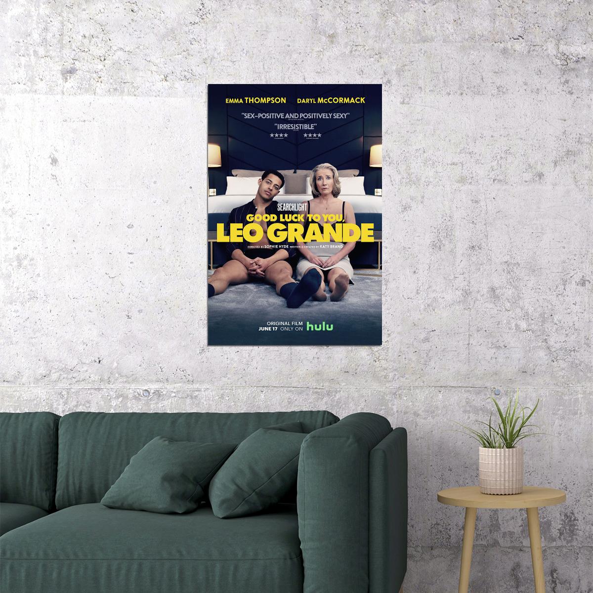Good Luck To You Leo Grande Drama Comedy Movie Hyde 2022 Poster Wall Art Print Home Wall Decor - xonomax