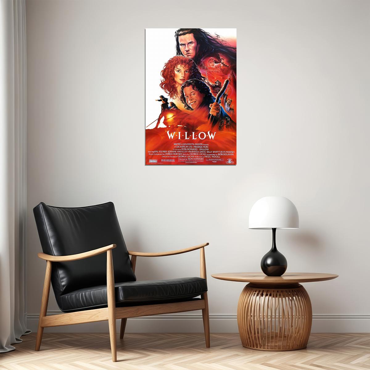 Willow Action Adventure Cinema Movie Poster Wall Art Print Home Wall Decor - xonomax