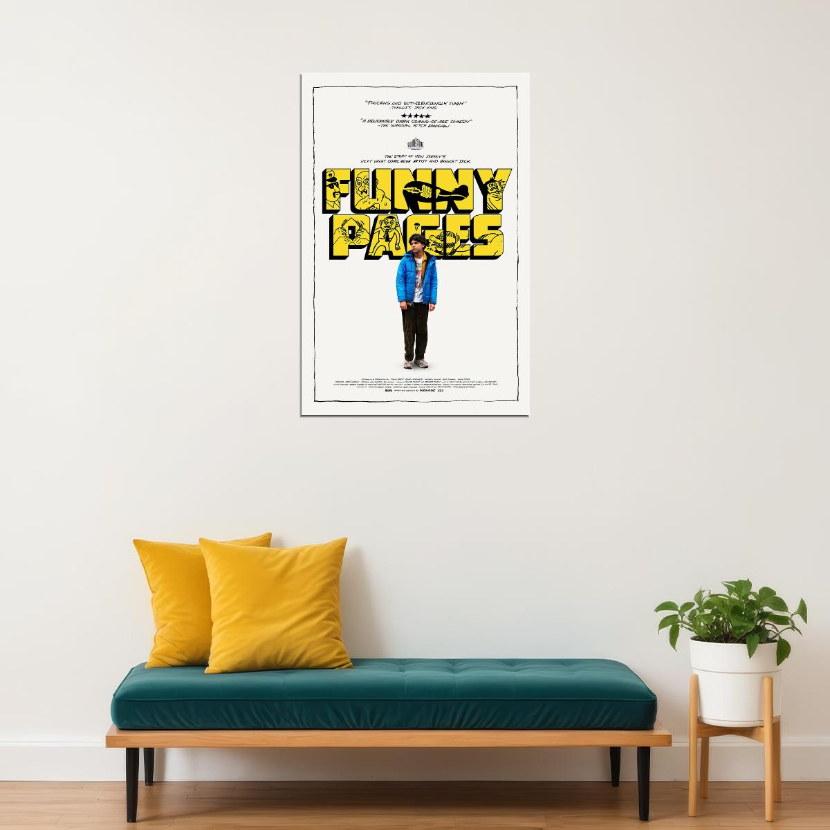 Funny Pages Comedy Cinema Movie Television Poster Wall Art Print Home Wall Decor - xonomax